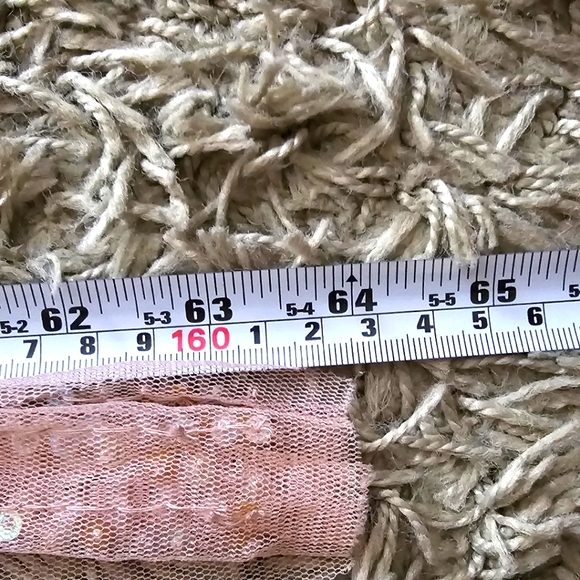 Beaded sequin mesh scarf - Picture 6 of 6